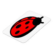 Lady Bug 3"x4" Magnet (Linke Seite)