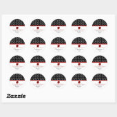 Lady Bug Address Stickers (Blatt)
