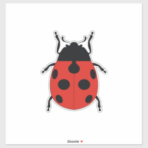 LADY BUG AUFKLEBER