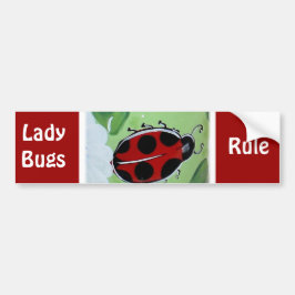 Lady-Bug Autoaufkleber