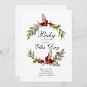 Lady Bug Baby Shower Einladung (Vorne/Hinten)
