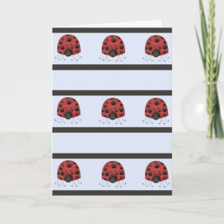 Lady Bug Birthday Card Karte