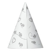 Lady Bug Birthday Party - Farbe für Ihr eigenes Pa Partyhütchen (Rückseite)