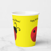 Lady Bug Birthday Party Pappbecher (Links)