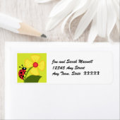 Lady Bug Blume Rücksendeadresse (Insitu)