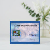 Lady Bug Briefmarke Luftpost Postcard Postkarte (Stehend Vorderseite)