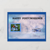 Lady Bug Briefmarke Luftpost Postcard Postkarte (Vorne/Hinten)