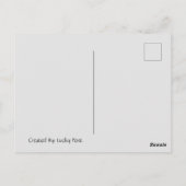 Lady Bug Briefmarke Luftpost Postcard Postkarte (Rückseite)