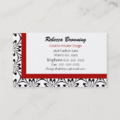 Lady Bug Business Cards Visitenkarte (Rückseite)