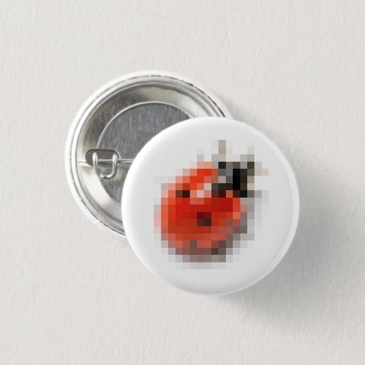Lady Bug Button (Vorne & Hinten)