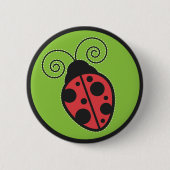 Lady Bug Button (Vorderseite)
