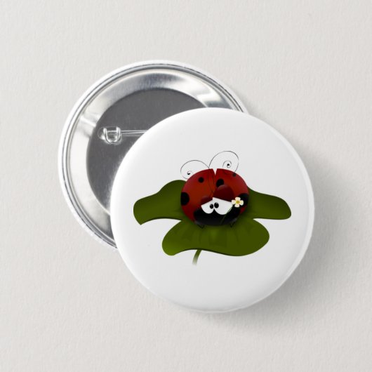 Lady Bug Button (Vorne & Hinten)
