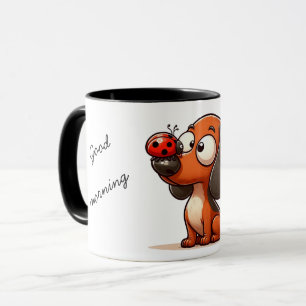 Lady Bug Dackel Tasse