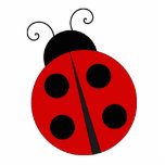 Lady Bug Freistehende Fotoskulptur<br><div class="desc">Diese Fotoskulptur ist von einem Damenbub. Aus Acryl mit schwarzem Ständer,  ist es ein großartiges Konversationsstück. Die endgültige Größe ist ungefährlich und hängt von der Größe des ausgeschnittenen Bildes ab.</div>