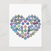 Lady Bug Heart Postkarte (Vorderseite)