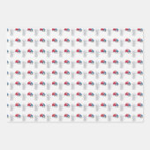 Lady Bug/Herz Packpapier-Bundle Geschenkpapier Set (Vorderseite)