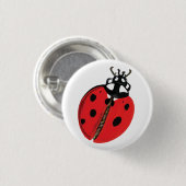 Lady Bug Illustration Button (Vorne & Hinten)