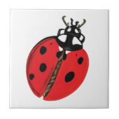 Lady Bug Illustration Fliese (Vorderseite)