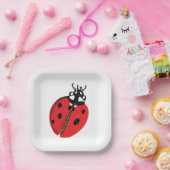 Lady Bug Illustration Pappteller (Party)