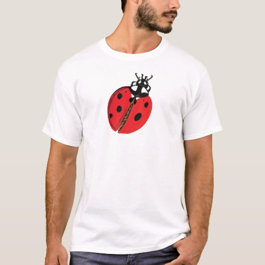 Lady Bug Illustration T-Shirt (Vorderseite)