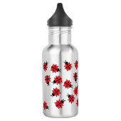Lady Bug Kinder Wasserflasche mit Name (Links)
