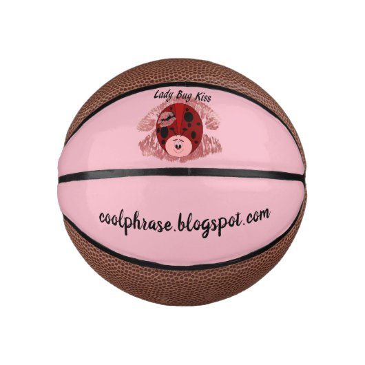 Lady Bug Kiss Mini Basketball (Vorderseite)