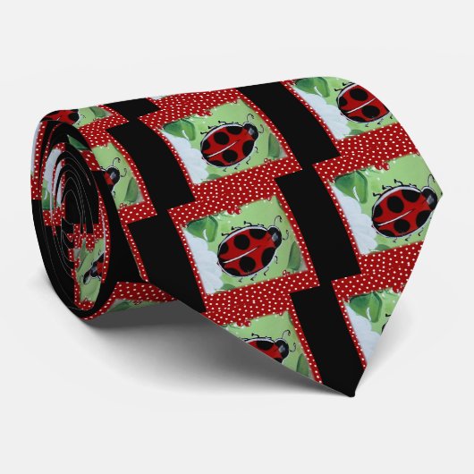 Lady Bug Krawatte (Gerollt)