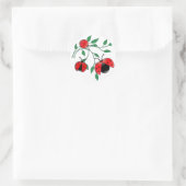 Lady Bug, Lady Bugs Runder Aufkleber (Tasche)