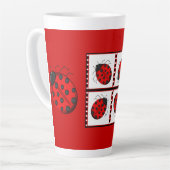 Lady Bug Latte Tasse (Linke Ecke)