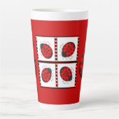 Lady Bug Latte Tasse (Vorderseite)
