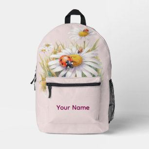 Lady Bug Liebe Bedruckter Rucksack