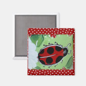 Lady Bug Magnet (Vorderseite/Rückseite)