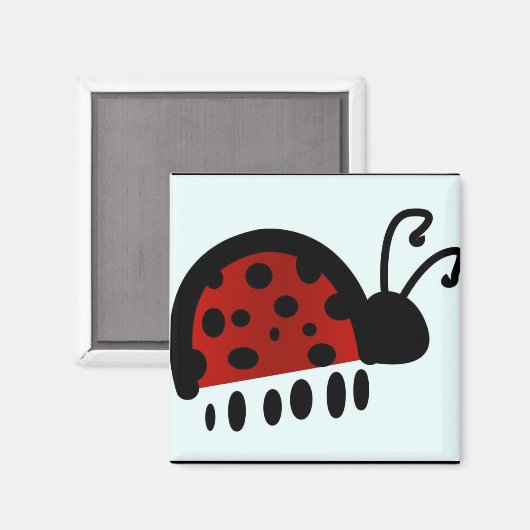 Lady Bug Magnet (Vorderseite/Rückseite)