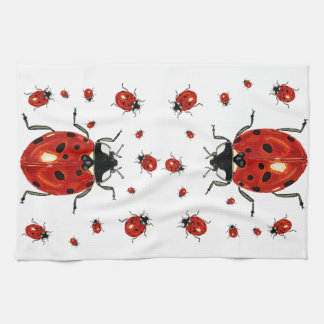 Lady Bug Microfiber Waffeltuch Geschirrtuch