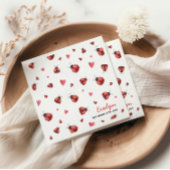 Lady Bug Napkins, Love Bug Napkins Serviette