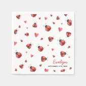 Lady Bug Napkins, Love Bug Napkins Serviette (Vorderseite)