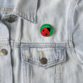 Lady Bug Niedlich 1. Geburtstag Party Button (Beispiel)