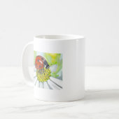 Lady Bug on A Daisy Kaffeetasse (Vorderseite Links)