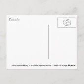 Lady bug on daisy postkarte (Rückseite)