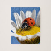 Lady bug on daisy puzzle (Vertikal)