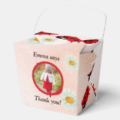 lady bug party photo geschenkschachtel (Vorderseite)