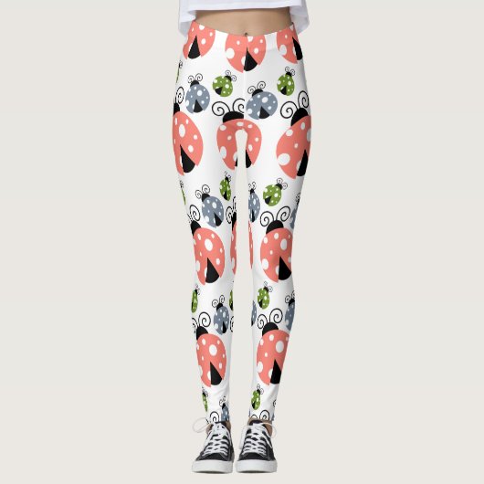 Lady Bug Pattern Leggings (Vorderseite)