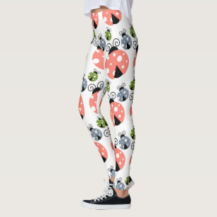 Lady Bug Pattern Leggings