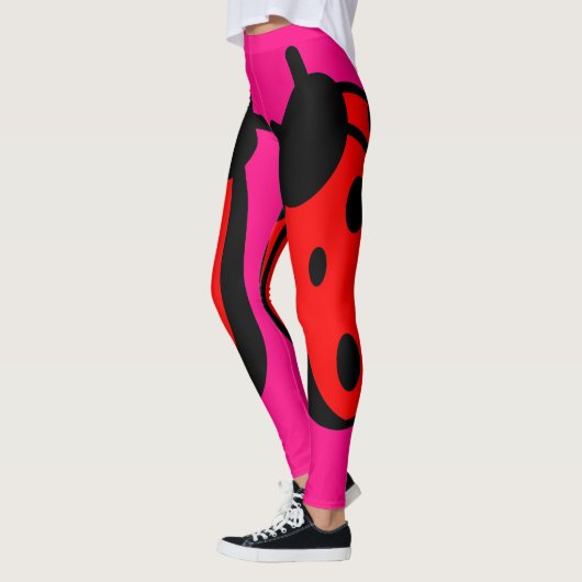 Lady Bug Pink Leggings (Links)