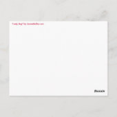 Lady Bug Postcard Postkarte (Rückseite)