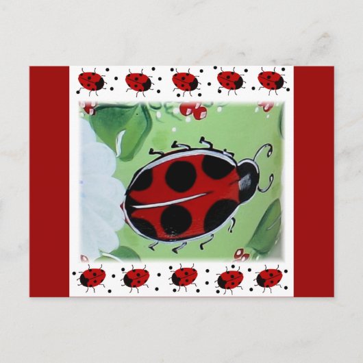 Lady-Bug Postkarte (Vorderseite)