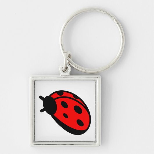 Lady Bug Print Key Chain Schlüsselanhänger (Vorne)