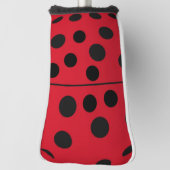 Lady Bug Red und Black Design Golf Headcover (Rotieren 90)