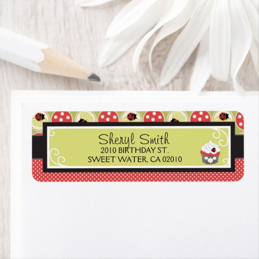 Lady Bug Return Label (Insitu)