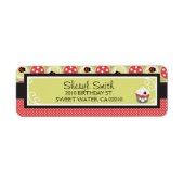 Lady Bug Return Label (Vorne)